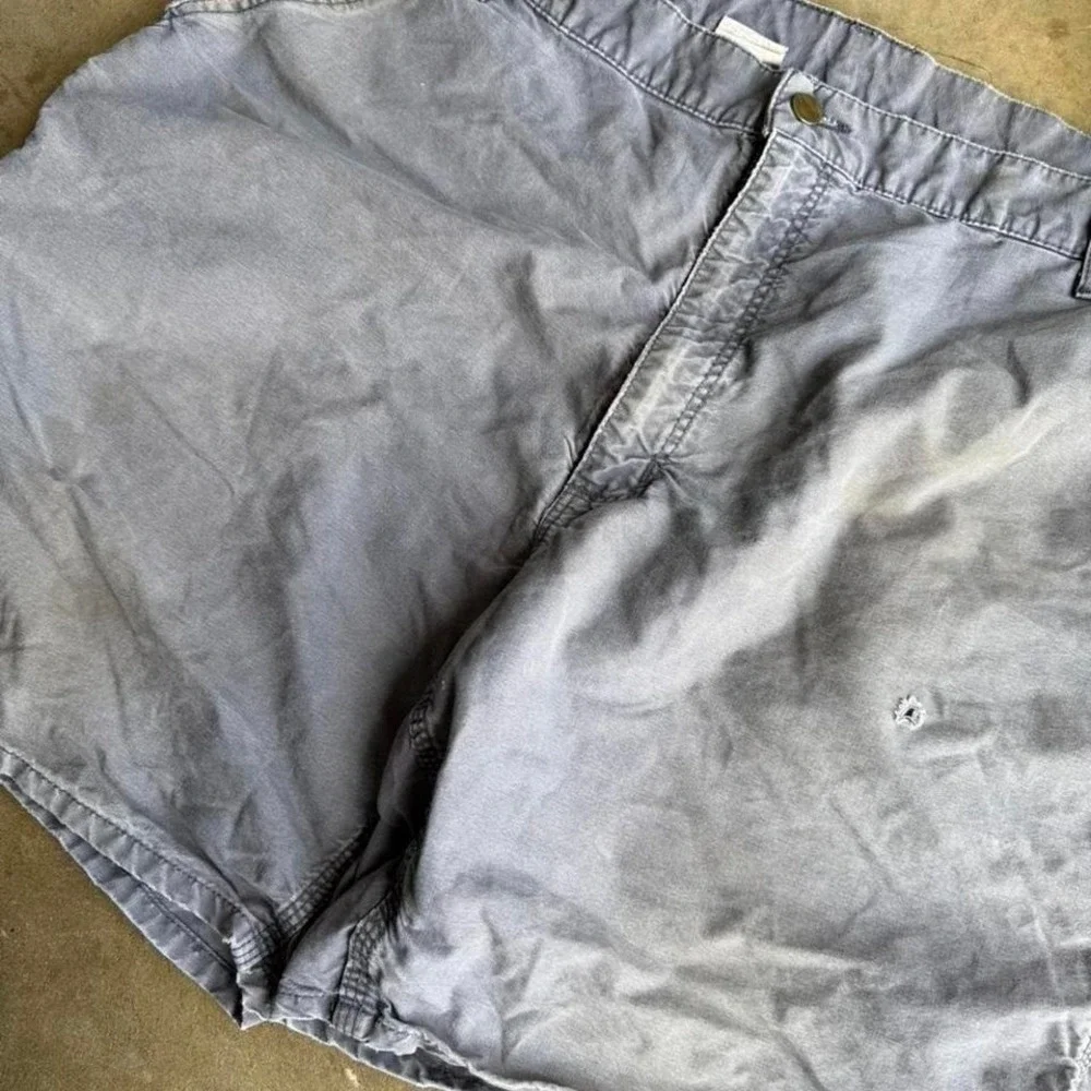 vintage Carhartt charcoal grey carpenter shorts size 40